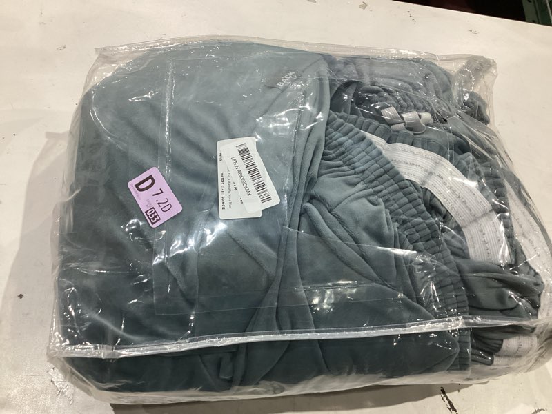 Condition photo showing Good Condition for H.VERSAILTEX Sofa Cover 4 Piece T Cushion Sofa Slipcovers Thick Velvet Couch Cover Furniture Protector Stretch Sofa Covers for 3 Cushion Couch with 3 Individual Covers Washable, Stone Blue 3 Cushion Sofa Stone Blue