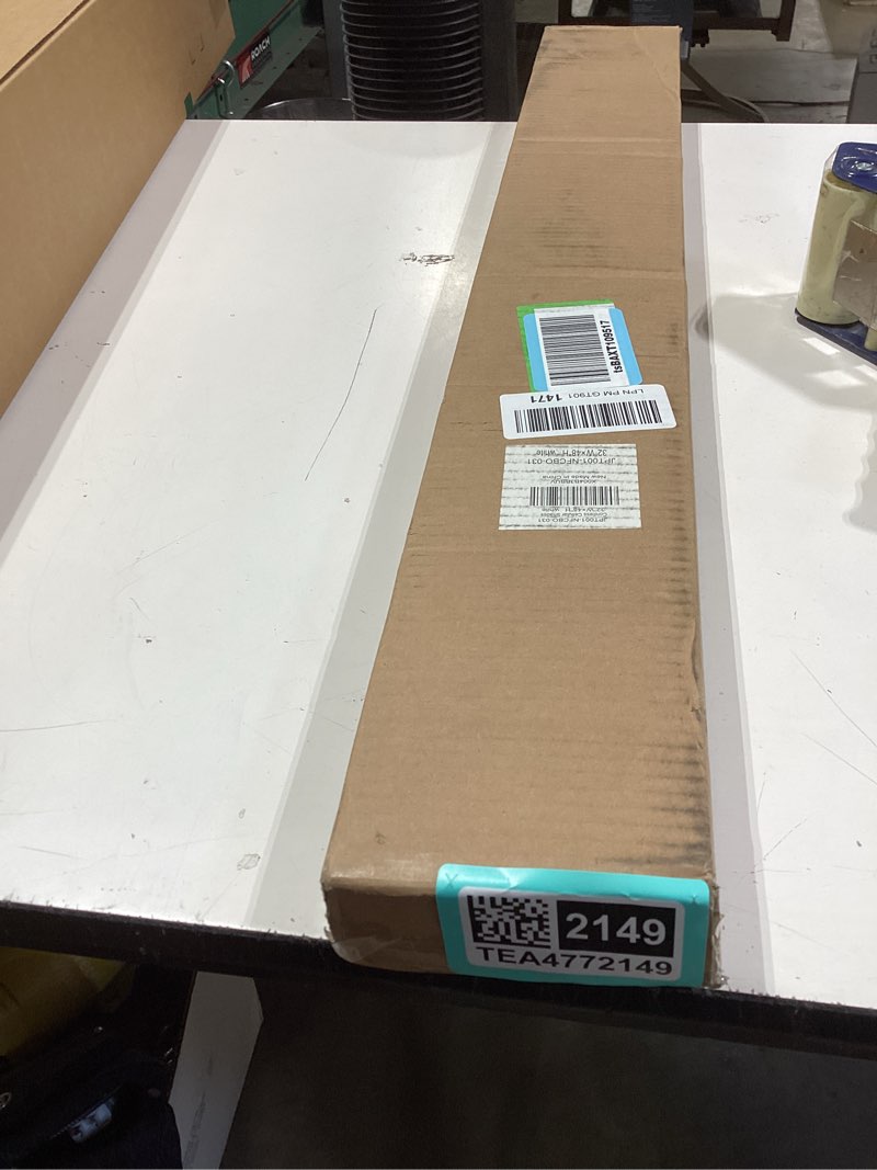Condition photo showing New/Like New for lazblinds no tools no drill cordless cellular shades, blackout light blocking honeycomb shades for home, thermal insulation blinds for windows, 32" w x 48" h, white blackout-white 32" w × 48" h