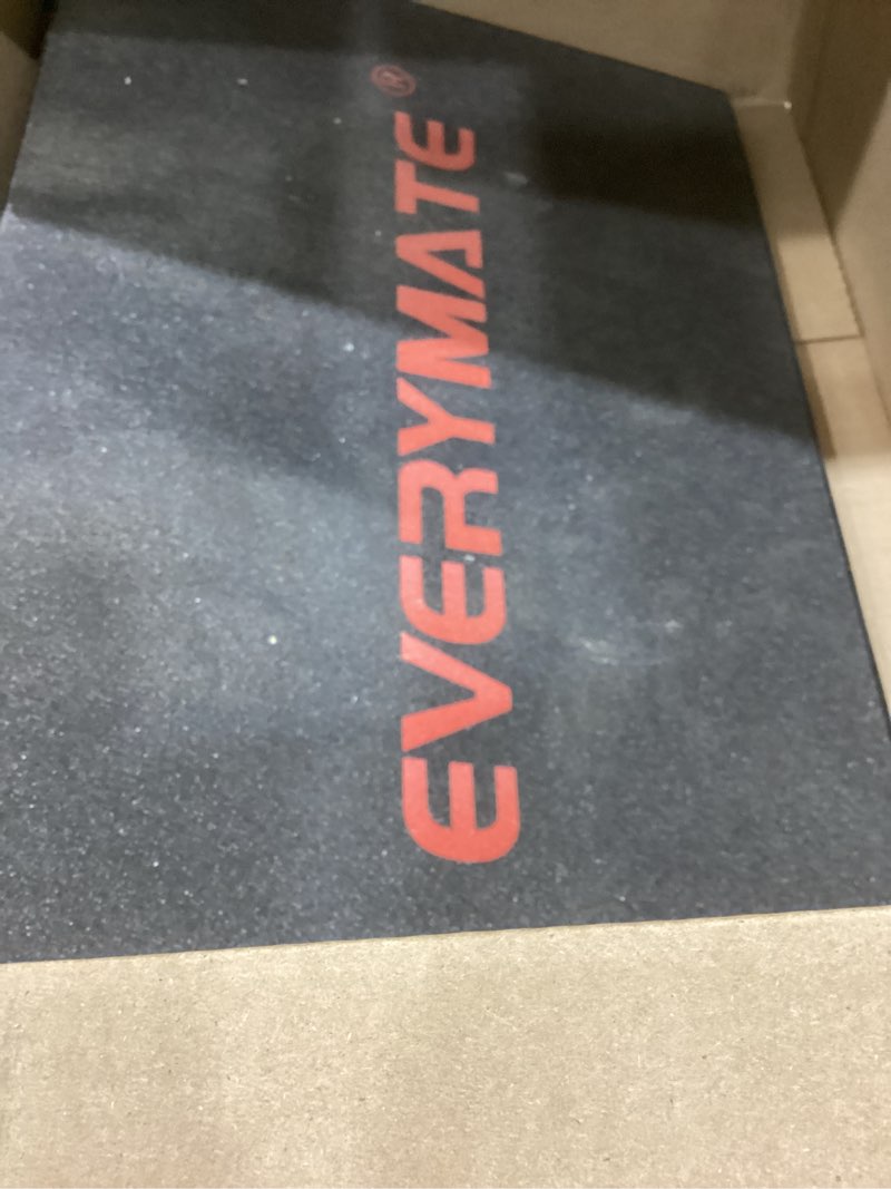 Condition photo showing As Is for everymate heavy-duty wooden slant boards for exercise & calf stretch – 19.7" wide incline board for squats, non-slip surface, fixed 25° angle for strength & flexibility training, 1200 lbs capacity slant board-black