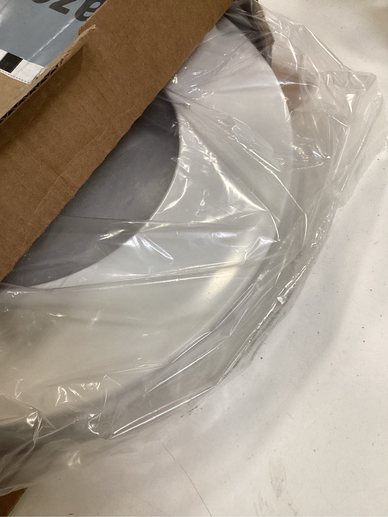 Condition photo showing New/Like New for Centoco Round Toilet Seat, Heavy-Duty Wood Core with Plastic Scratch-Resistant Finish, Closed Front with Cover, Residential, Made in the USA, 700-301, Crane White (Cotton/Bright) Crane White Round Standard / Made in the USA
