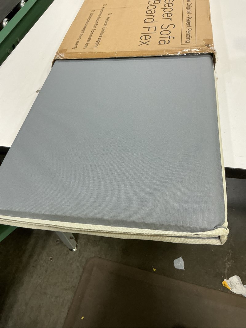 Condition photo showing Good Condition for meliusly sleeper sofa support board full size (48x48) lightweight flex sofa bed board for pull out couch, breathable mattress support under mattress bar shield, sofa bed support, folding bed board full (48x48'')