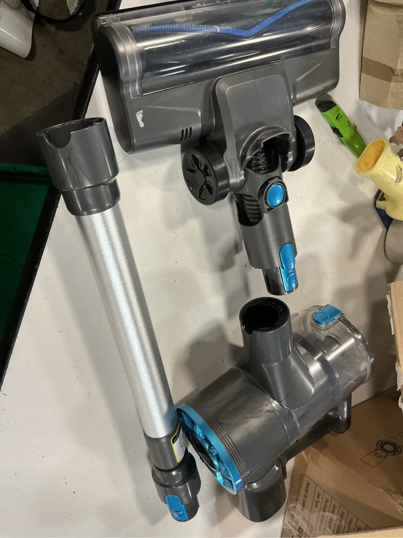 Condition photo showing As Is for tasvac cordless vacuum, 25kpa lightweight stick vacuum for carpet hardwood floors pet hair
