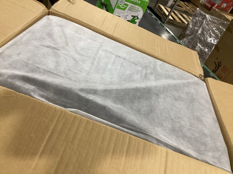 Condition photo showing As Is for Leather Sectional Sofa with Movable Chaise & Storage Ottoman, 3-Piece Modular Convertible L-Shaped Couches for Living Room, Apartment & Office, Black A-leather-black Leather (OTTOMAN ONLY) 