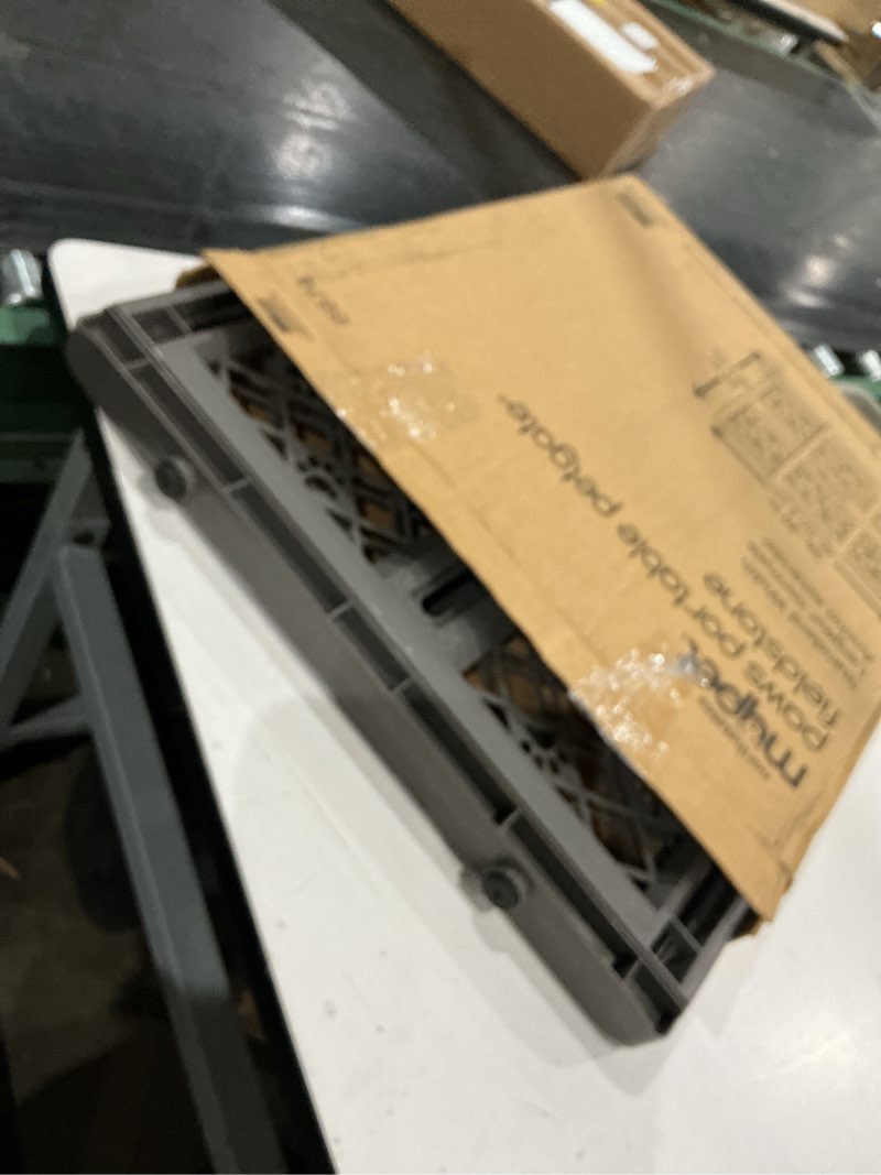 Condition photo showing Good Condition for mypet north states paws portable pet gate: 26-40" wide. pressure mount. no tools needed. made in usa, 23" tall, expandable, durable dog gates for doorways, fieldstone gray