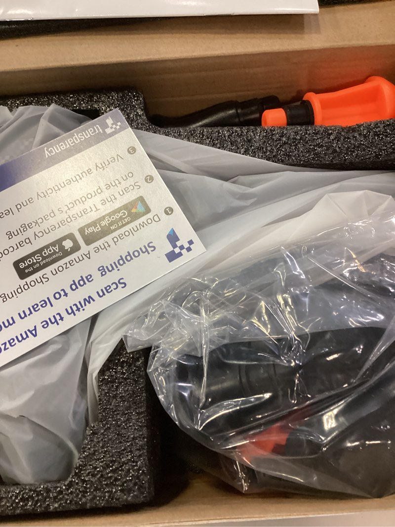 Condition photo showing New/Like New for toloco massage gun, deep tissue back massage for athletes for pain relief, percussion massager with 10 massages heads & silent brushless motor, valentines day gifts for him her, carbon