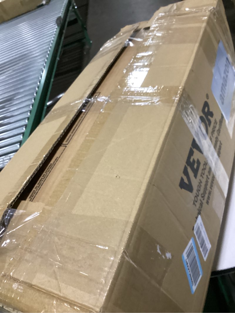 Condition photo showing As Is for vevor 6 inch insulated flexible duct r-6.0?25 feet long with 2 duct clamps, heavy-duty three layer protection air ducting hose for hvac heating cooling ventilation and exhaust ductwork insulation 6 inch- 25ft silver