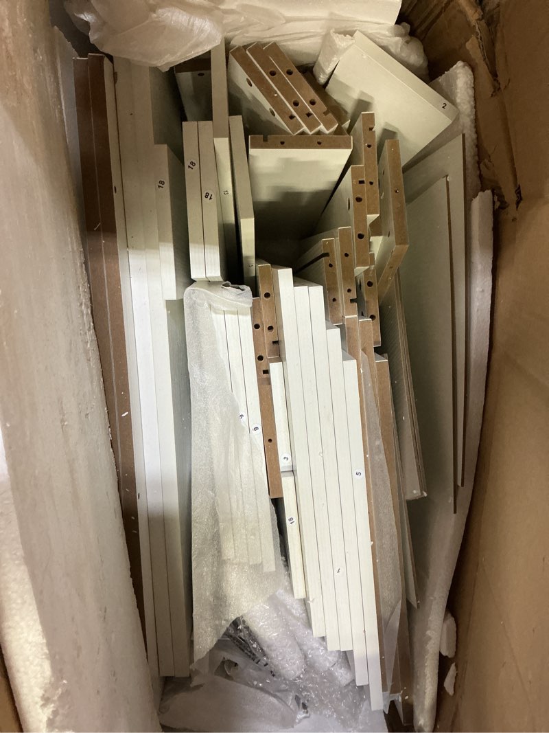 Condition photo showing Good Condition for 2PCS White Nightstand with Charging Station, Bed Side Table/Night Stand with 3 Drawers, Bedside Table with Open Shelf Storage, Tall End Tables for Bedroom Living Room