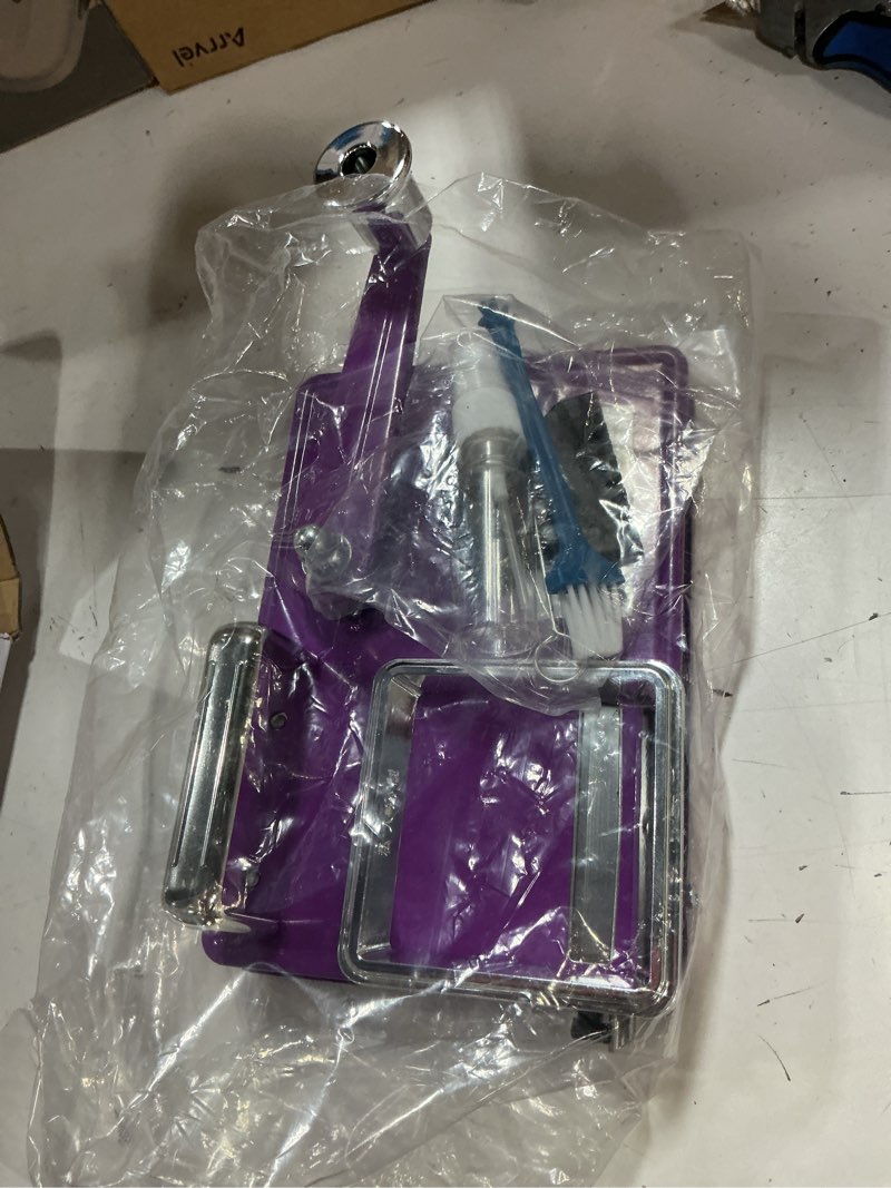 Condition photo showing Good Condition for cigarette rolling machine, manual dual-track upgrade cigarette machines, for 8.0 mm diameter size cigarette tube (80-100mm lengths),purple purple size 7.8 x 5.1 x 1.2in