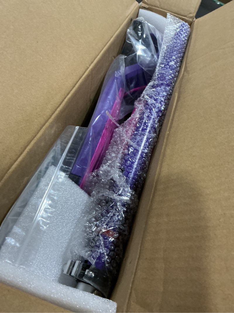 Condition photo showing As Is for Gotrax KS1 Kids Kick Scooter, LED Lighted Wheels and 3 Adjustable Height Handlebars, Lean-to-Steer & Widen Anti-Slip Deck, 3 Wheel Scooter for Boys & Girls Ages 2-8 and up to 110 Lbs Purple