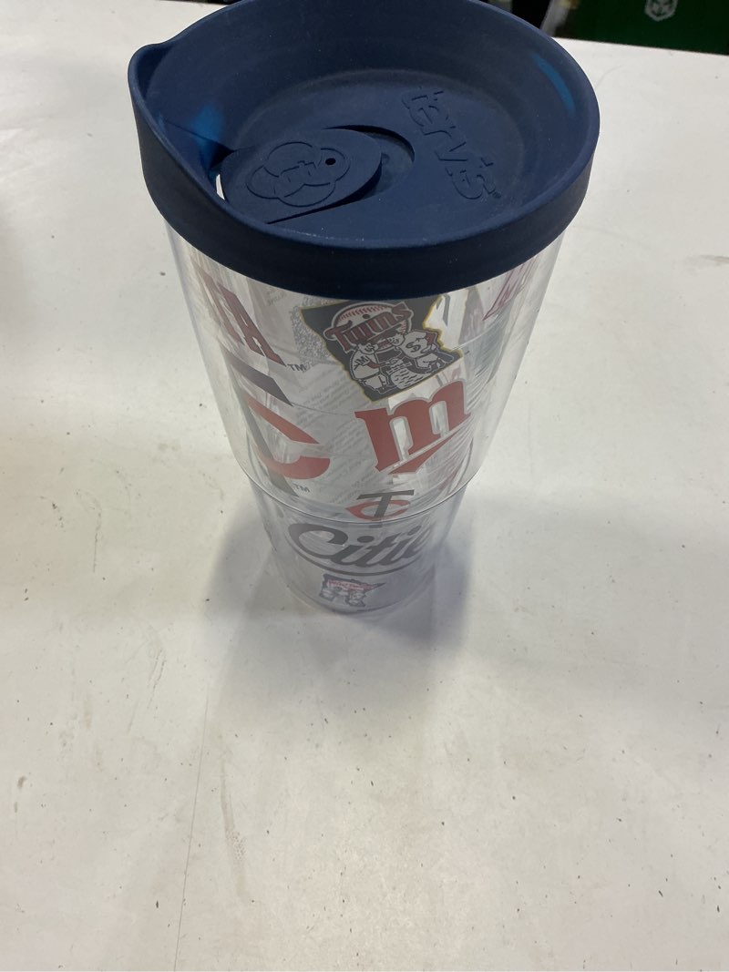 Condition photo showing New/Like New for tervis tumbler minnesota twins 24oz all over print tumbler
