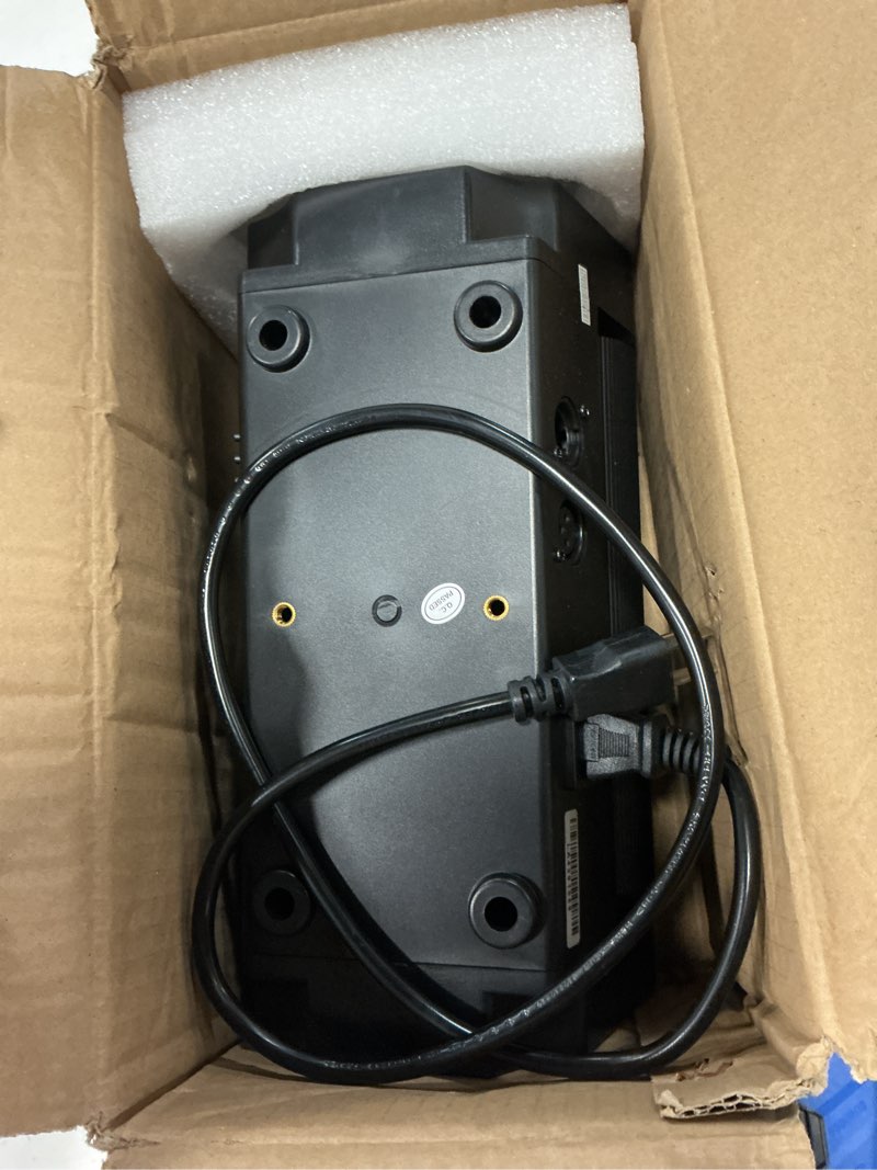 Condition photo showing Good Condition for betopper stage light, moving head dj light for parties, rgbw 8x3w spider led light, sound activated & dmx-512 control for party, pub, club, wedding event, carnival festival, disco stage lighting
