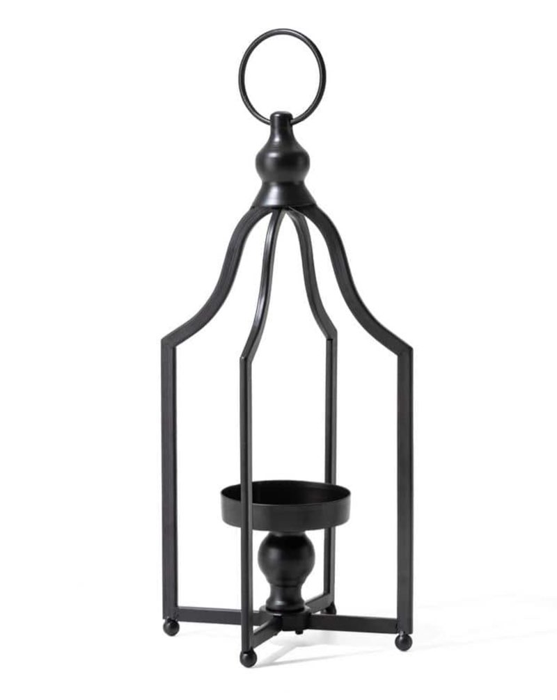 Glitzhome Modern Farmhouse Lantern, 16.50"
