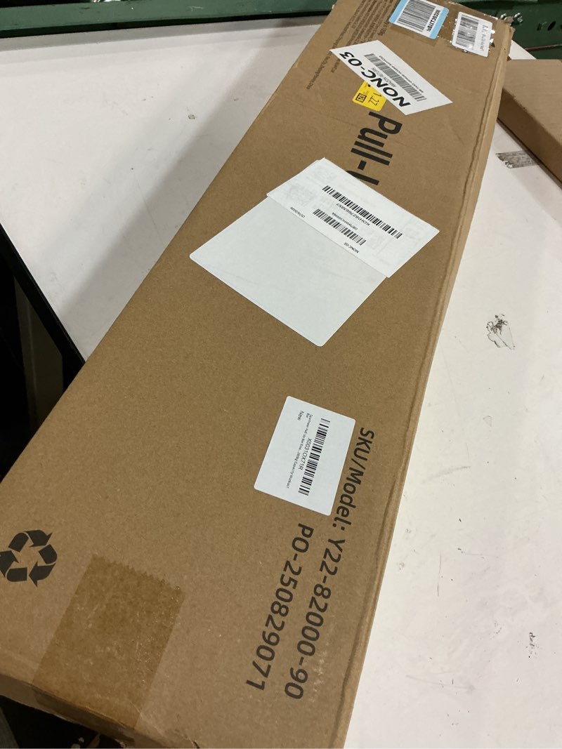 Condition photo showing Good Condition for Sportneer Pull Up Bar: Strength Training Chin up Bar No Screws - Adjustable 29.5''-37''(75-94cm) Width Locking Mechanism Pull up Bar for Doorway - Max Load 440lbs for Home Gym Upper Body Workout, Non-slip