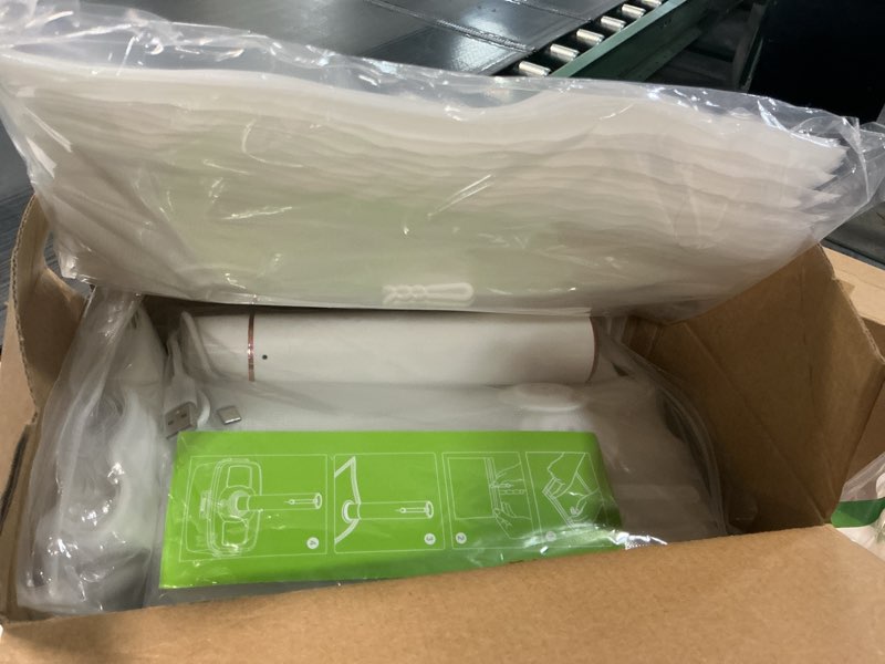 Condition photo showing New/Like New for Vacuum Sealer, Vacuum Sealer for Food Compact Handheld Vac Seal Machine, Seal Meal Saver Portable Food Sealer (Vacuum Sealer Machine + 3 Food Storage Containers + 30 Reusable Bags)