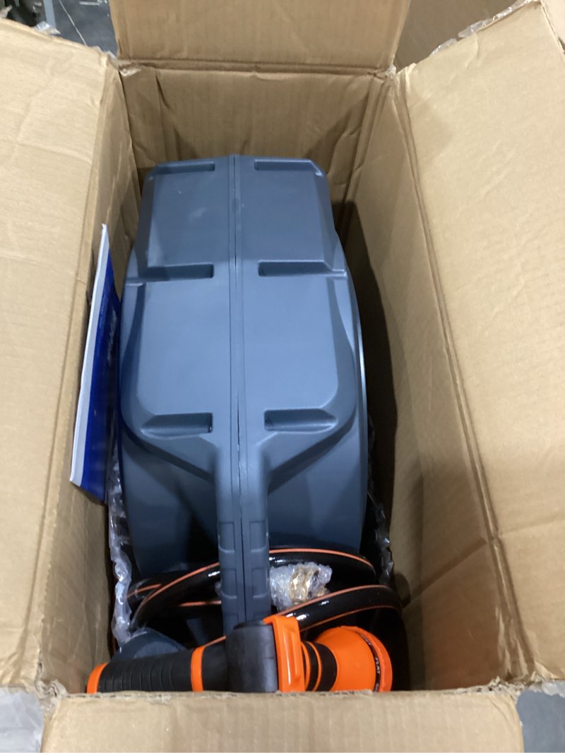 Condition photo showing Good Condition for giraffe tools retractable garden hose reel 1/2"78ft wall mount auto rewind | any length lock,auto rewind system,180° swivel bracket,heavy duty hybrid hose,easy to assemble,7 spray patterns 1/ 2"78 ft
