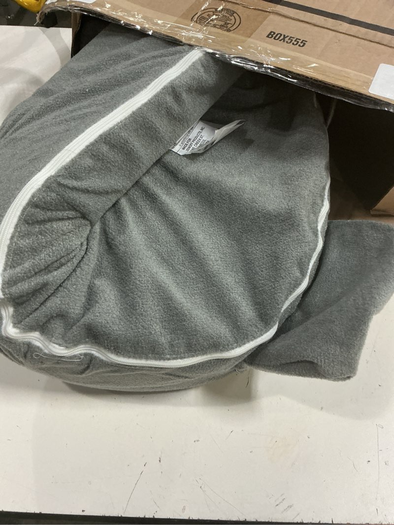 Condition photo showing Good Condition for my brest friend nursing pillow - deluxe - enhanced comfort w/ slipcover - ergonomic breastfeeding pillow for ultimate support for mom & baby - adjustable pillow w/ handy side pocket, evening grey