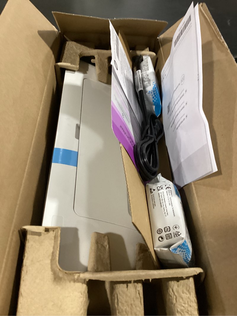 Condition photo showing New/Like New for hp deskjet 2827e wireless all-in-one color inkjet printer, scanner, copier, best-for-home, 3 month instant ink trial included, ai-enabled (6w7f5a)