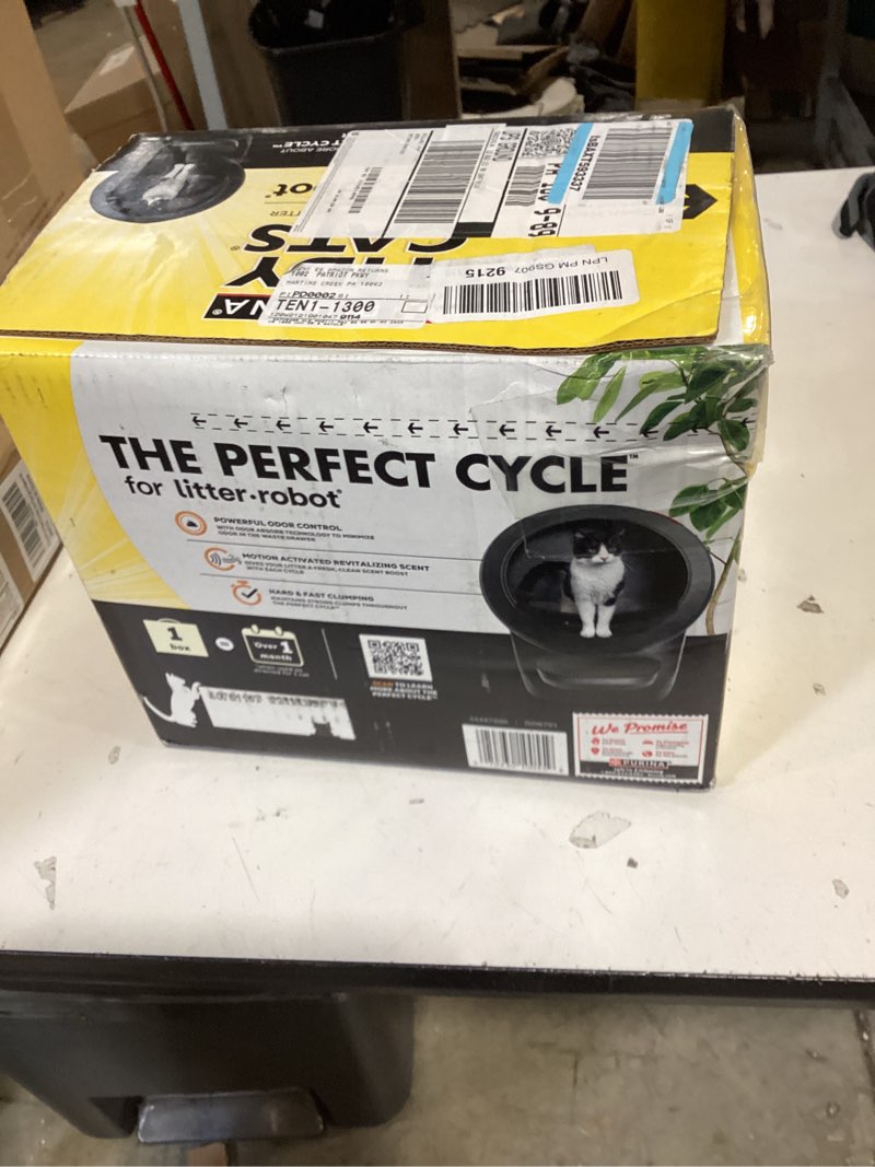 Condition photo showing New/Like New for purina tidy cats cat litter for litter-robot clumping cat litter odor control formula