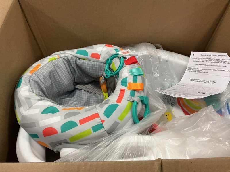 Condition photo showing Good Condition for Bright Starts 3-in-1 SuperSeat Playful Paradise, Baby Activity Seat with Toys, Snacking Tray, Booster Seat, BPA Free Tray, Unisex, 6 Months +