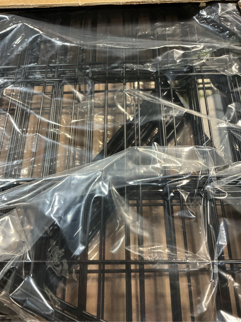 Condition photo showing New/Like New for 10 panels decorative garden fence - 32 in (h) x 23.6 ft (l) no dig dog fence outdoor for yard, rustproof tall garden fencecing panels, animal barrier suitable for yard border, patio, and outdoor use 10 pack - 32 in (h) x 23.6 ft (l)