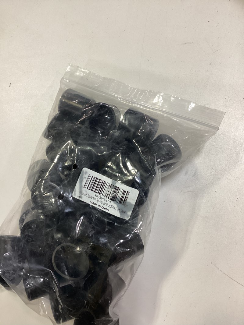 Condition photo showing New/Like New for uxcell 36pcs Round Chair Leg Caps 25mm/1" PVC Chair Leg Floor Protectors Non-Slip Chair Feet Covers for Hardwood Floors Furniture Protectors, Black 25mm 36
