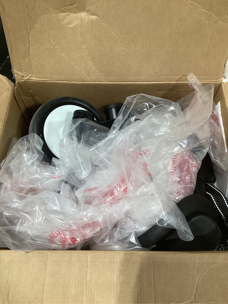 Condition photo showing As Is for newyoo Toddler Bike, Tricycle w Push Handle for 1-3 Year Old, Birthday Gifts and Toys for Boy's and Girl's Birthday, Convertible 5 in 1 Baby Balance Bike, Kids Outdoor Riding Toys, Black, TR007