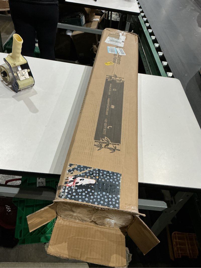 Condition photo showing New/Like New for natural bamboo wall panel for interior wall decor, flexible pole wrap wainscoting wall cladding paneling for living room, bedroom, office,kitchen