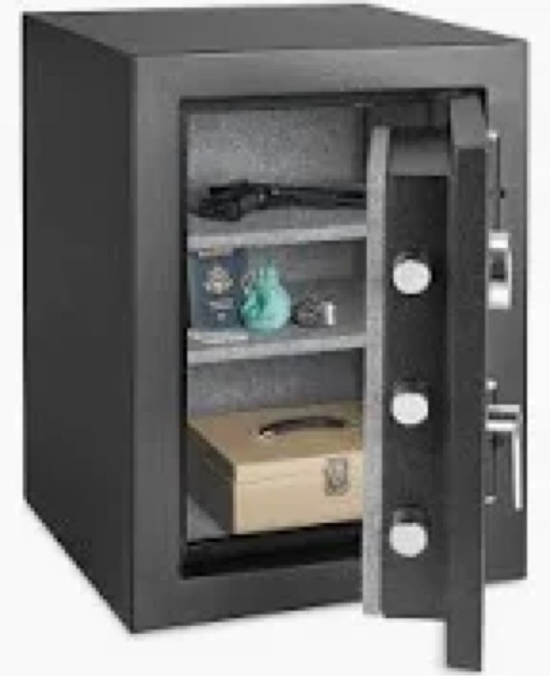 Fdsutvit 2.2 Cu Ft Fireproof Safe Box for Home - Steel Lock Box for Office & Home Security, Digital 