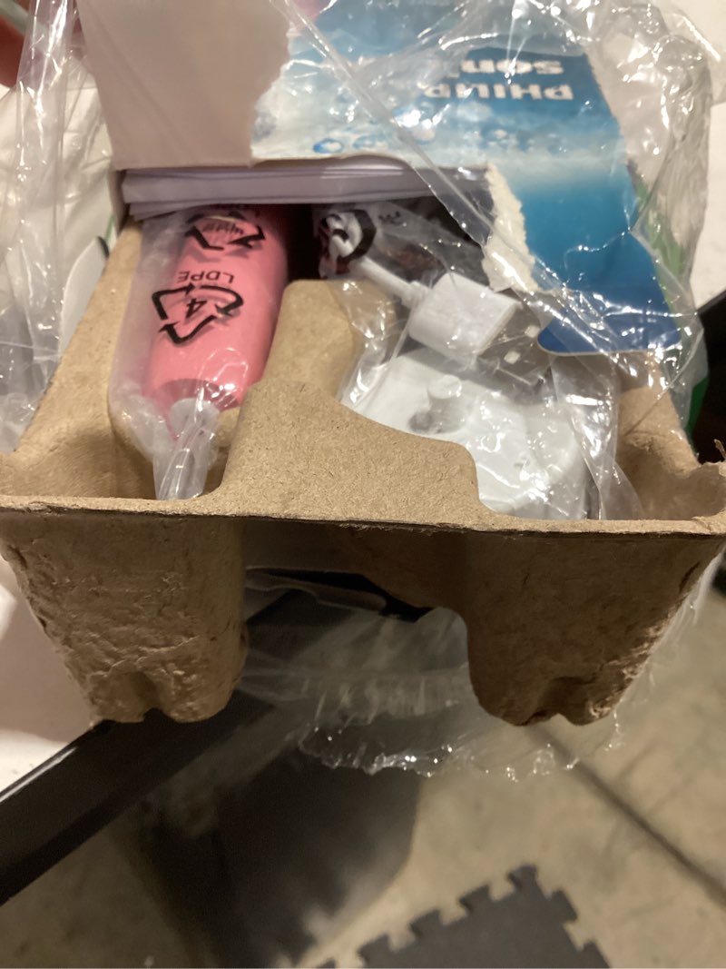 Condition photo showing Good Condition for philips sonicare 4100 rechargeable electric toothbrush, advanced plaque removal, pressure sensor, includes brush head case, deep pink bd5004az 1 count (pack of 1) deep pink + brush head case