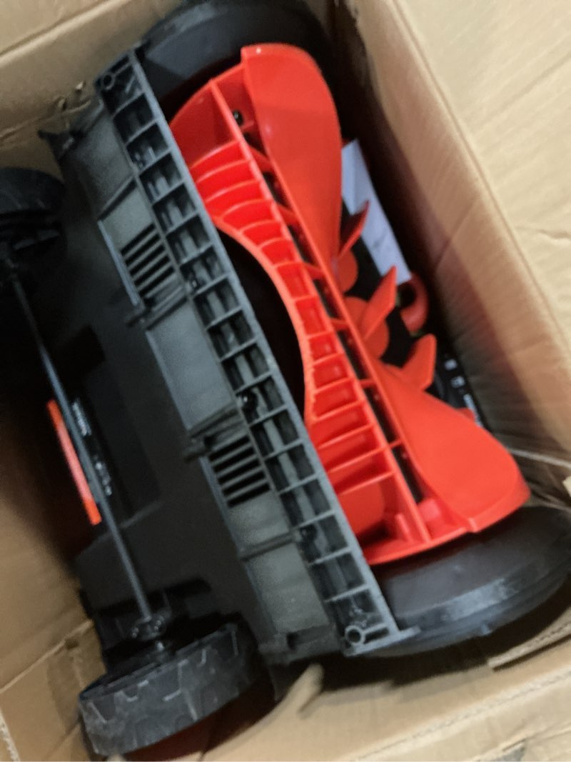 Condition photo showing Good Condition for VOLTASK Cordless Snow Shovel with Wheels, 48V | 16-Inch | 4-Ah Brushless Cordless Snow Blower, Battery Snow Blower with Directional Plate & LED Lights (2 * 24V Battery & Dual Quick Charger Included)