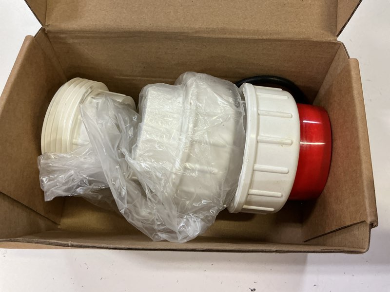 Condition photo showing Good Condition for 1-1/2 inch npt female pvc pipe union, 2pcs schedule 40 white plastic 1.5'' fip to fip threaded union couplings coupler joint connector fitting, for pool sand filter and pump applications 1-1/2 inch 2