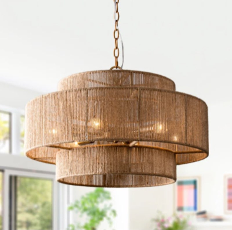 Luzerne 6 - Light 3-Tier Drum Chandelier