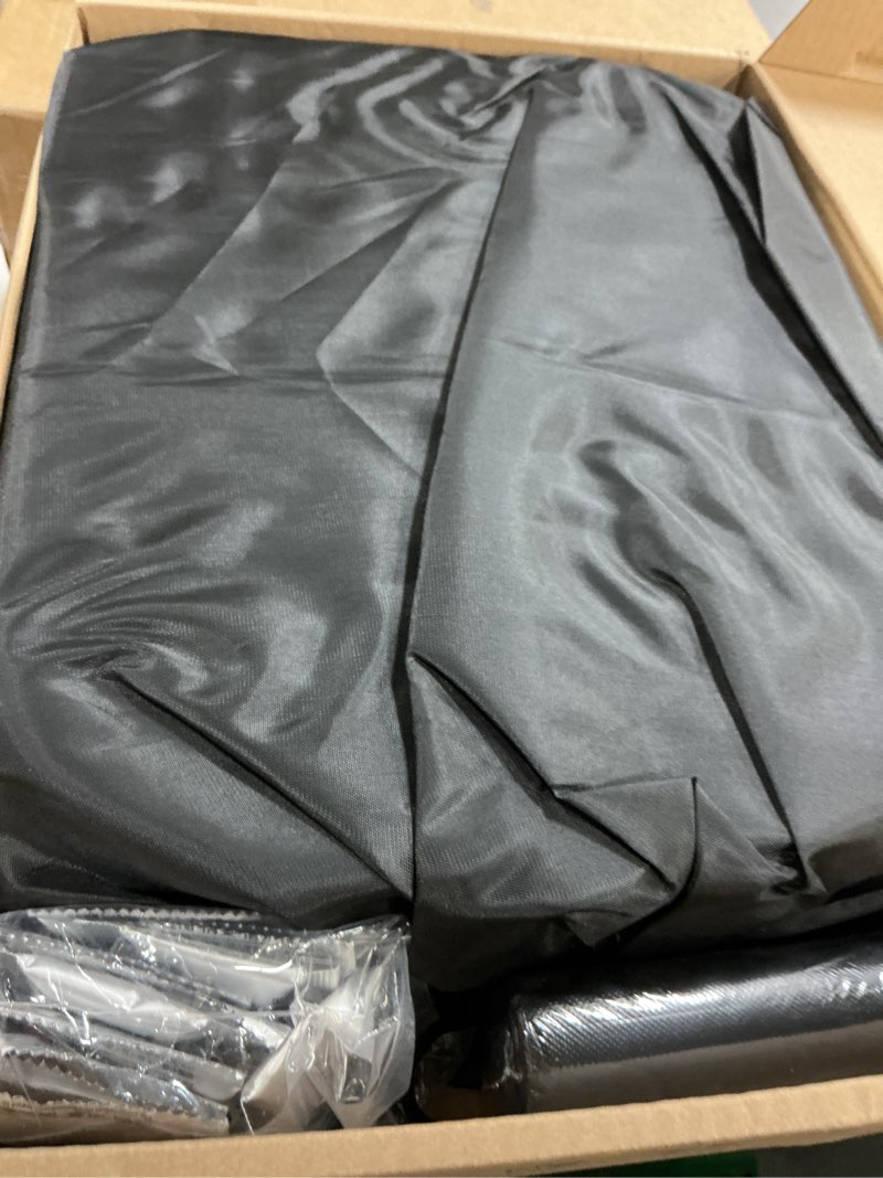 Condition photo showing New/Like New for XL Portable Folding Camping Toilet with Lid - Travel Portable Potty for Adults, 12 Toilet Bags, 12 Pack Liquid Waste Gel, Light Grey