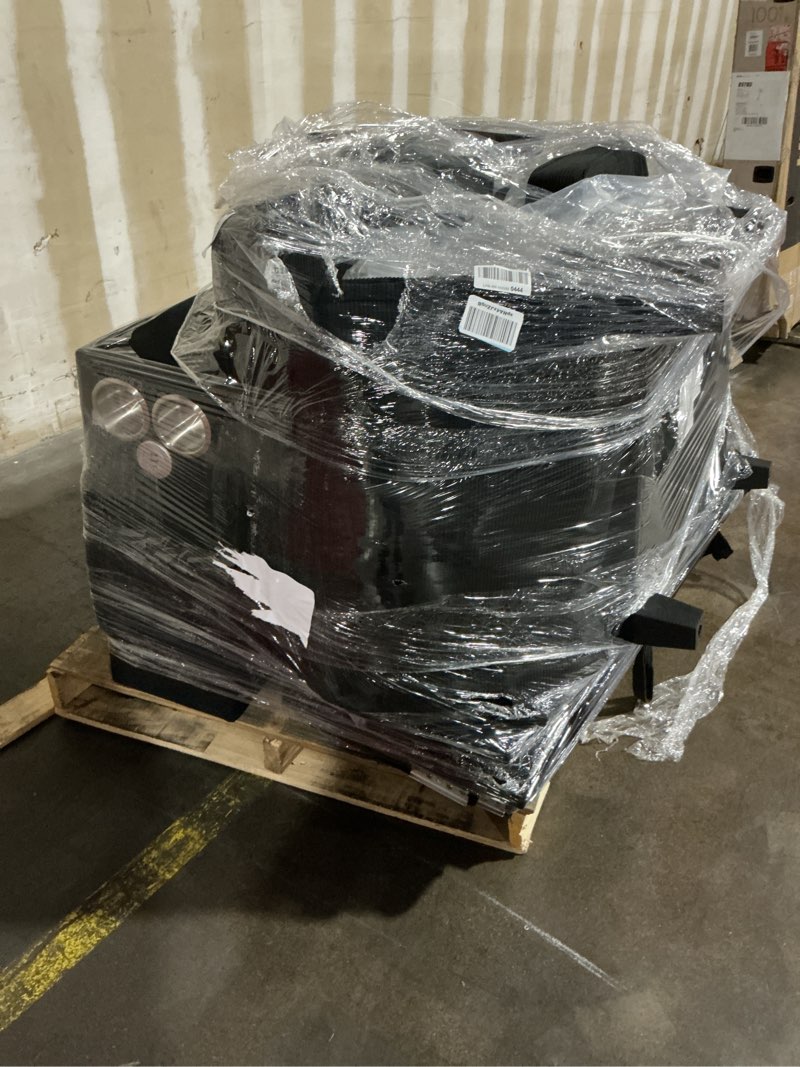 Condition photo showing As Is for KEIKI 120" Corduroy Modular Sectional Sofa, Modern U Shaped Modular Couch with Storage,Cup Holders, 4-Seater Convertible Corduroy Couch for Living Room, Apartment, Black