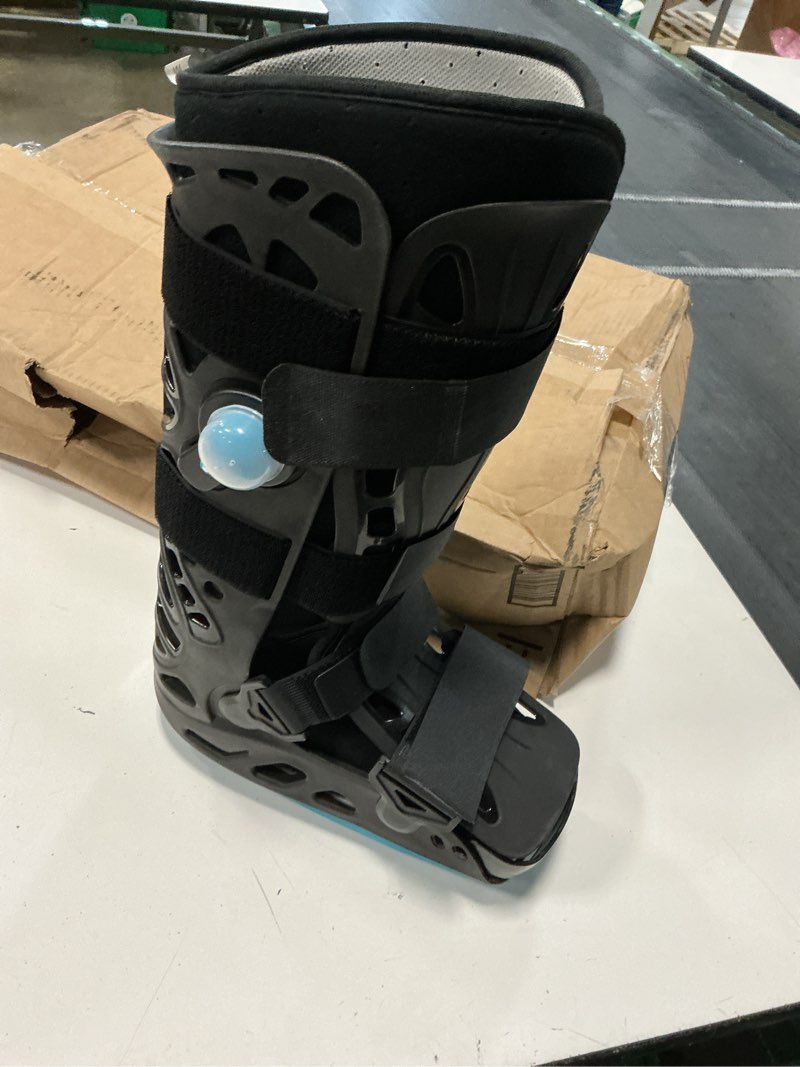 Condition photo showing Good Condition for tall walker fracture boot inflatable walking boot air cam walker brace orthopaedic boot for sprained ankle, foot pain recovery, calf fracture, broken foot, achilles tendonitis (m)