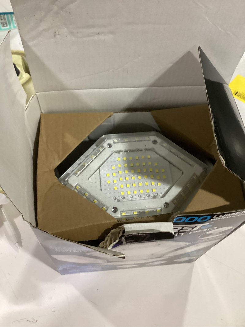 Condition photo showing New/Like New for bell + howell 8000 -lumens led screw-in ceiling-mounted work light