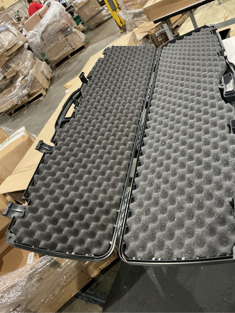 Condition photo showing Good Condition for plano single scoped or double non-scoped rifle case , black, 15.00 x 51.50 x 4.00"