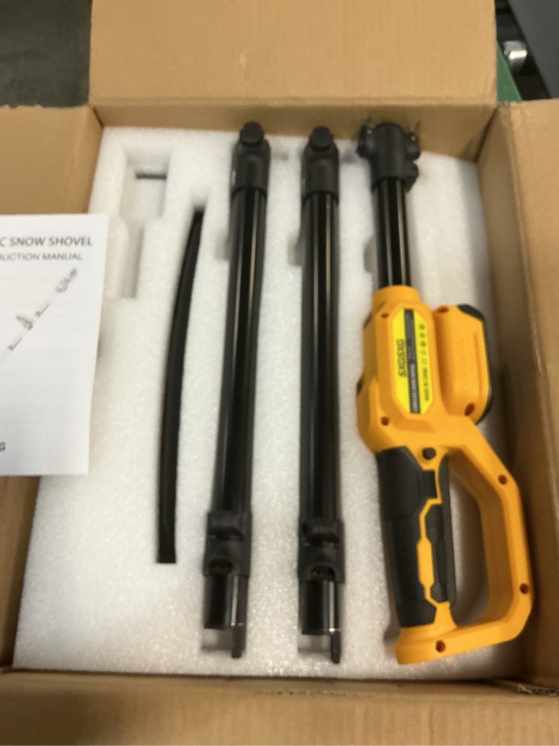 Condition photo showing Good Condition for Electric Snow Shovel for Dewalt 20V Max Battery, 11" Brushless Snow Blower with Adjustable Handle, Max 26 FT Snow Thrower, Cordless Snow Shovel 20V for Driveway, Sidewalk, Patio, Deck (No Battery) Compatible with Dewalt Battery