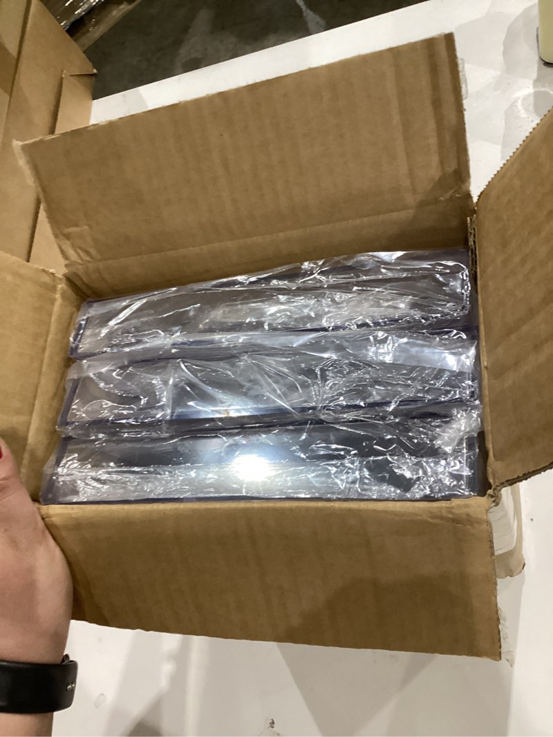Condition photo showing Good Condition for maxgear brochure holder 8.5x11 wall mount, 3 pack acrylic pamphlet & flyer holder, clear plastic magazine literature organizer for office, school, hotel, exhibition