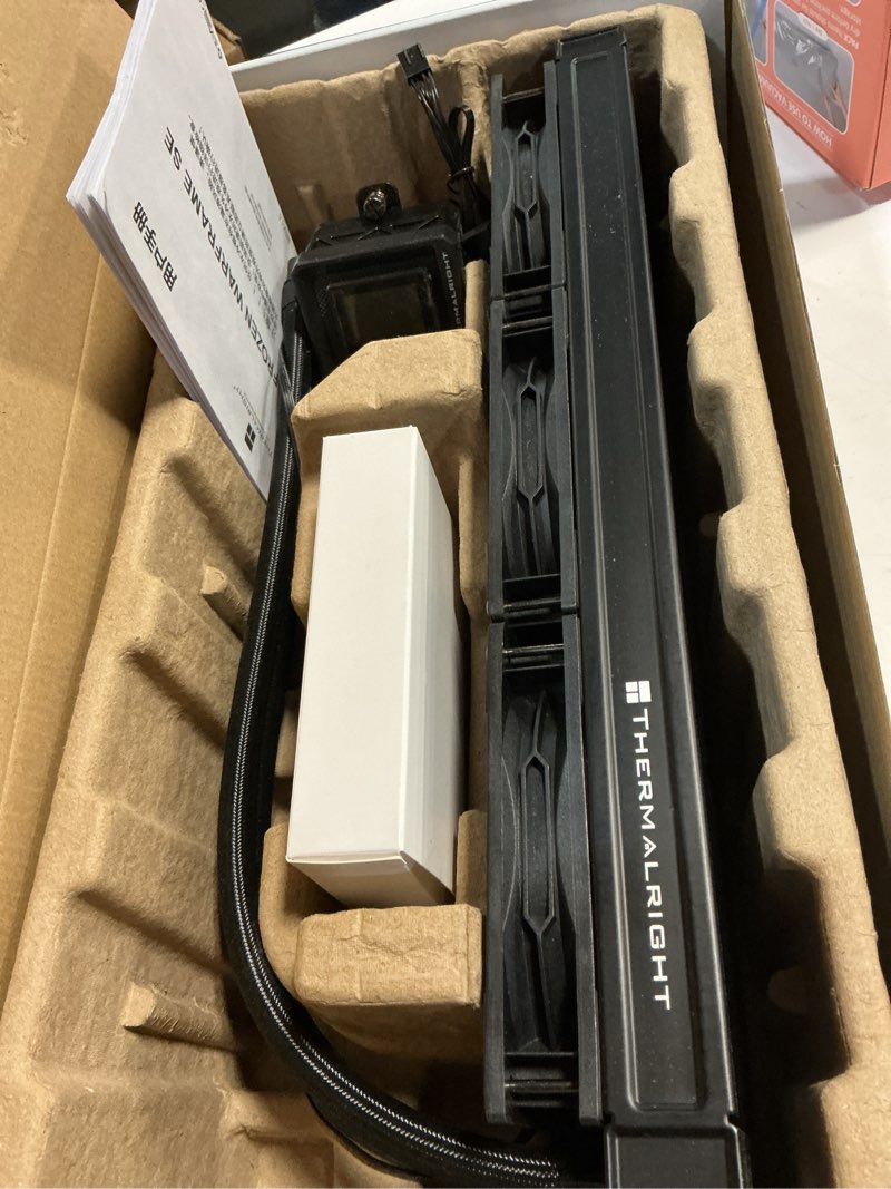 Condition photo showing Good Condition for Thermalright FW360 SE ARGB Black CPU AIO,PC 360 Specification Water Cooler System,IPS LCD Screen with 320x240 Resolution,for AM5,Intel LGA1700/1851,CPU Cooler Comes with 2-inch LCD Display