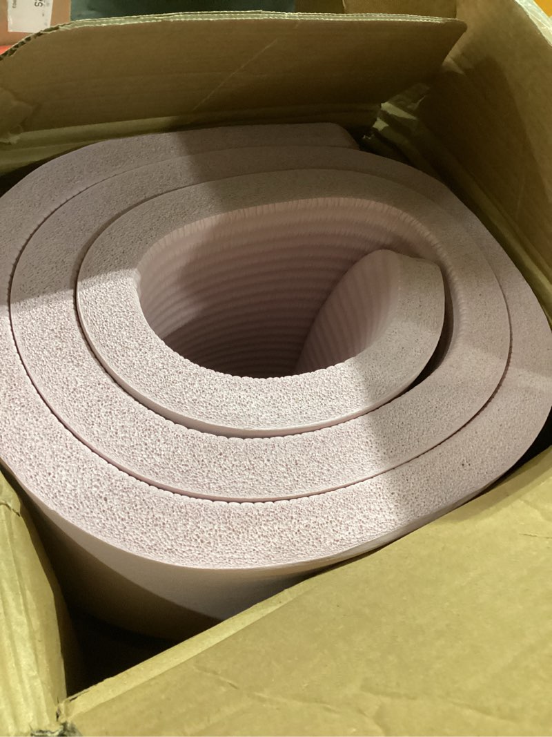 Condition photo showing Good Condition for Amazon Basics Extra Thick Exercise Yoga Mat with Carrying Strap Rose 1-Inch