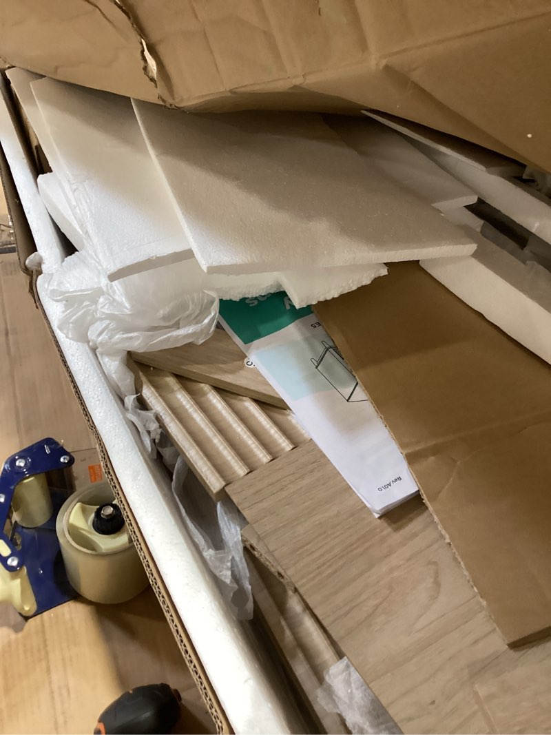 58 " 9-drawer dresser with solid wood legs