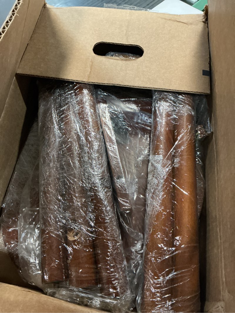 Condition photo showing Good Condition for Pipishell Coat Rack, Freestanding Hall Tree with 8 Hooks & Storage Shelf, Solid Wood Base, 66.3? Tall Coat Rack Stand for Coats, Hats, Bag in Entryway, Bedroom, Living Room, Brown, PIFCR11BN