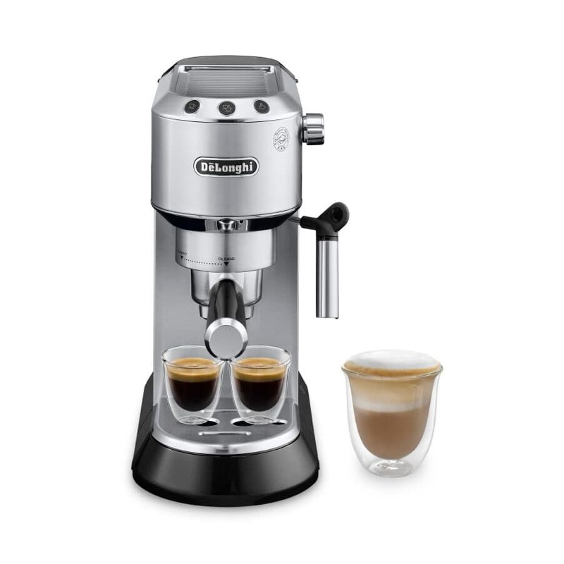 Dedica Manual Espresso Machine - Stainless Steel - EC680