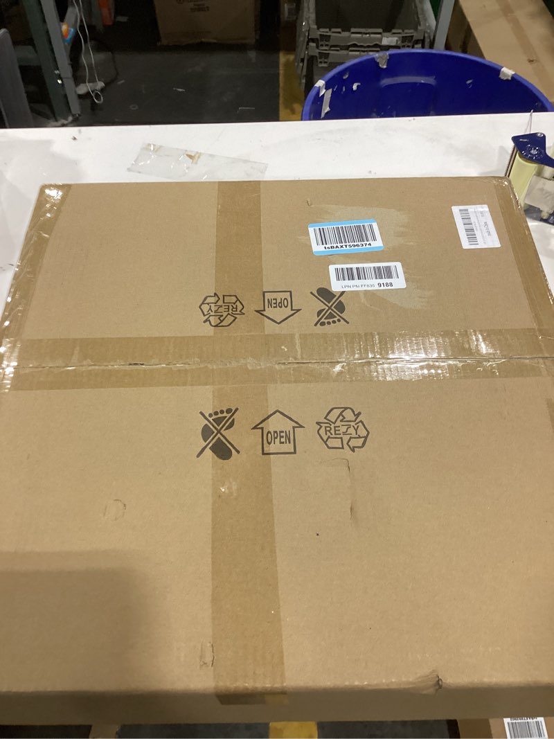 Condition photo showing As Is for Modern LED Ceiling Light Fixture Flush Mount Chandelier Ceiling Lapm with 12-Leaf Dimmable Remote Control Ceiling Lights for Living Room Dining Room Bedroom White /12leaves/90W