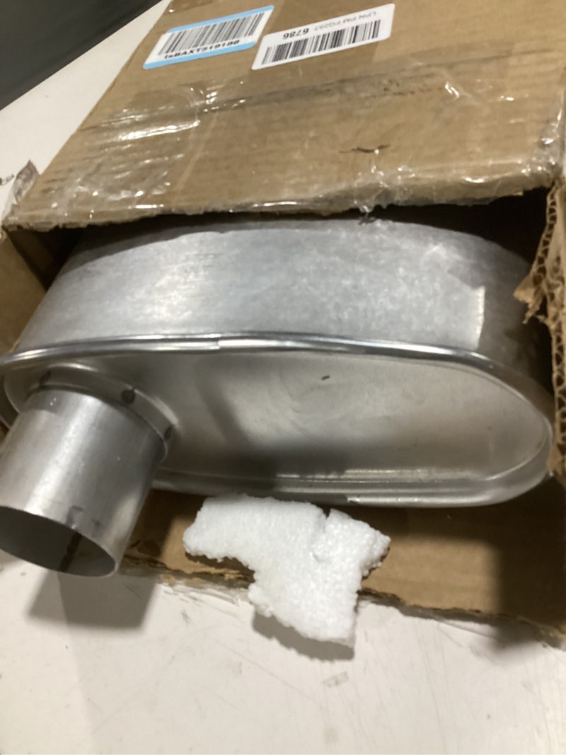 Condition photo showing Good Condition for walker installer turbo 17615 universal exhaust muffler 2.5" inlet (id) 2.5" outlet (id)