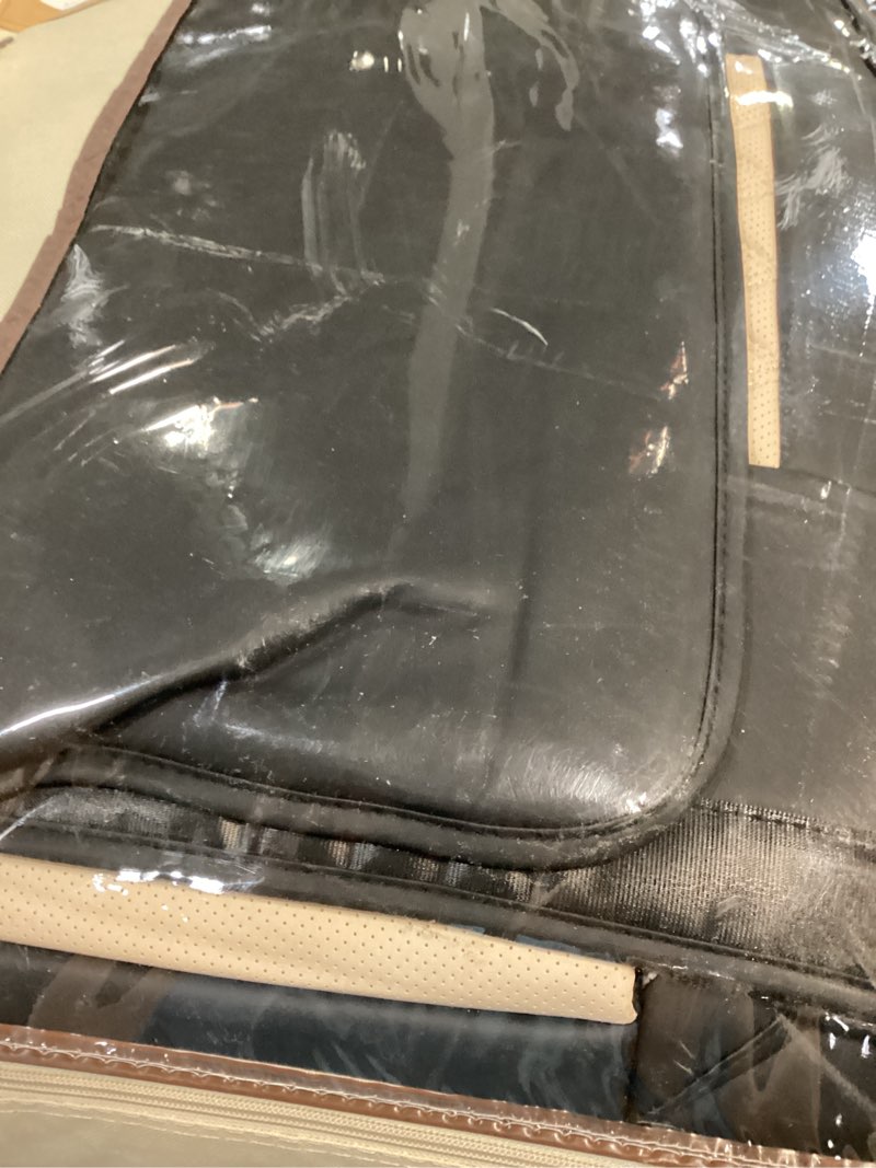 Condition photo showing Good Condition for freesoo black beige car seat covers full set - faux nappa leather seat covers for cars, luxury breathable waterproof front seats with lumbar support and back seat cover, fit for sedans suvs pick-ups