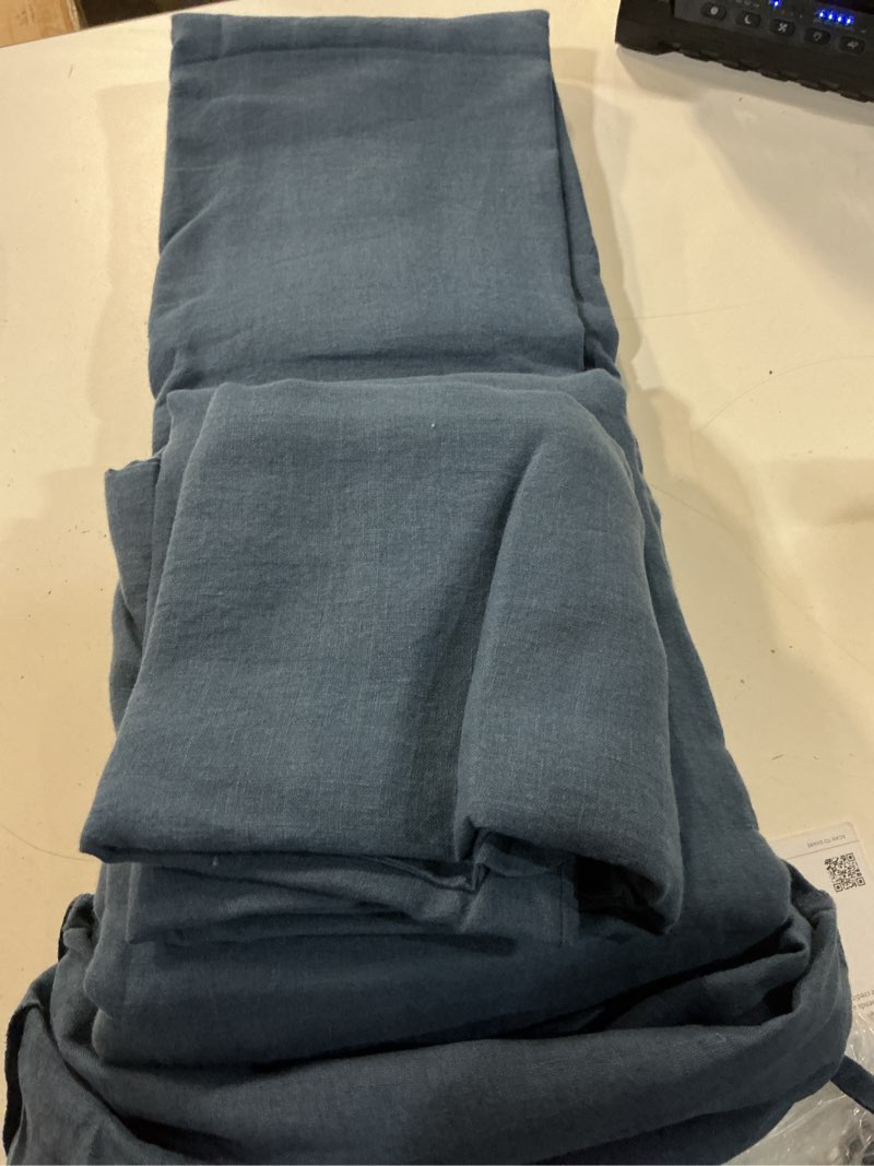 Condition photo showing Good Condition for european linen duvet cover set, nightfall (queen) 