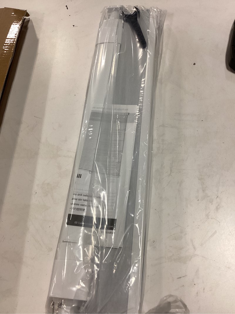 Condition photo showing Good Condition for LazBlinds No Tools No Drill Cordless Cellular Shades, Blackout Light Blocking Honeycomb Shades for Home, Thermal Insulation Blinds for Windows, 20.5" W x 72" H, White Blackout-white 20.5" W x 72" H