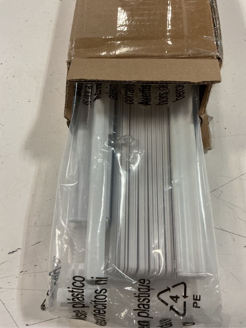 Condition photo showing Good Condition for lazblinds no tools no drill 1" vinyl mini blinds, cordless blinds for windows, light filtering horizontal window blinds & shades, 28" w x 64" h, white cordless-white 28" w x 64" h